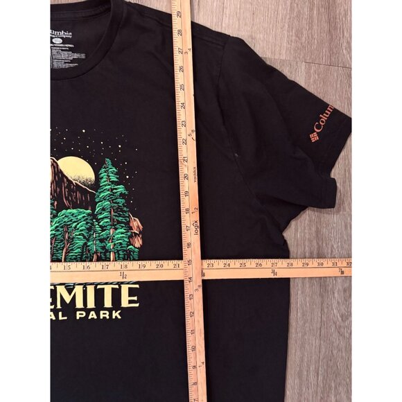 Columbia Yosemite National Park Graphic T-Shirt 3XL Black Short Sleeve Mens - Picture 4 of 4